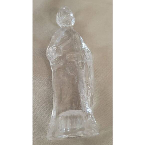 Glass Nativity Scene ST-7 W / Mirror 1988 CBK Ltd. - Picture 4 of 9